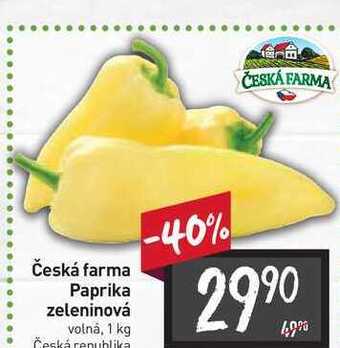 Billa Paprika zeleninová volná, 1 kg nabídka