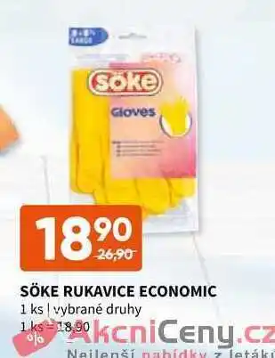 Söke rukavice economic 1 ks