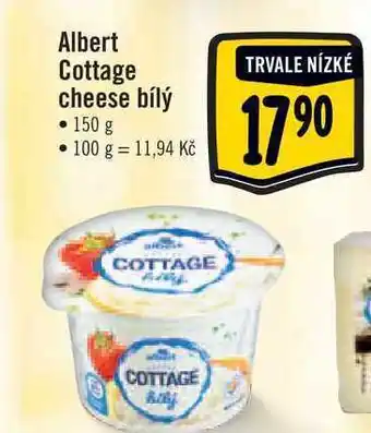 Albert Albert cottage cheese bílý 150 g nabídka