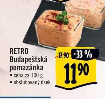 Albert Retro budapešťská pomazánka 100 g nabídka