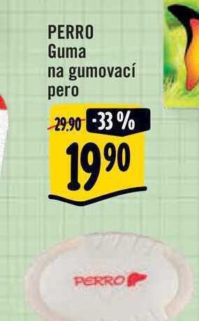 Perro guma na gumovací pero