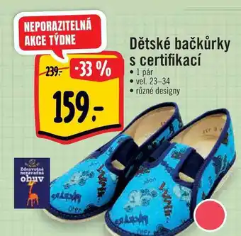 Albert Dětské bačkůrky s certifikací • 1 pár vel. 23-34 nabídka