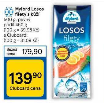 Tesco Mylord losos filety s kůží 500 g nabídka