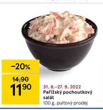 Tesco Pařížský pochoutkový salát 100 g nabídka