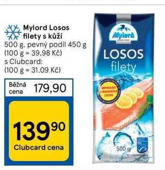 Tesco Mylord losos filety s kůží 500 g nabídka