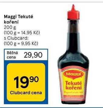 Tesco Maggi tekuté koření 200 g nabídka