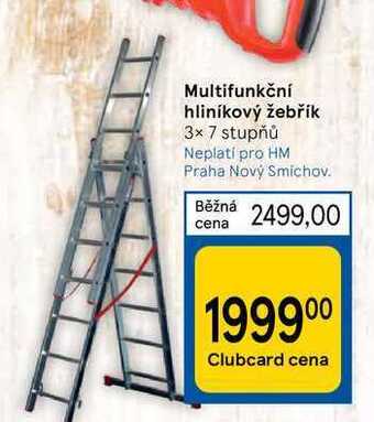 Tesco Multifunkční hliníkový žebřík nabídka
