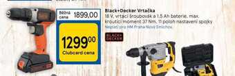 Tesco Black+decker vrtačka nabídka