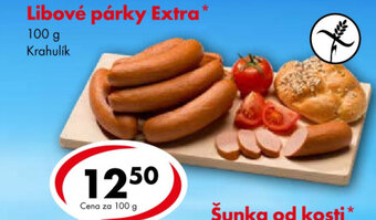 CBA Libové párky Extra 100 g nabídka