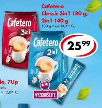 CBA Cafetero Classic 3in1 180g / 2in1 140 g nabídka