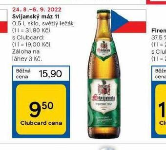 Tesco Pivo svijanský máz 11 nabídka