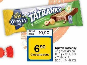 Tesco Opavia tatranky nabídka