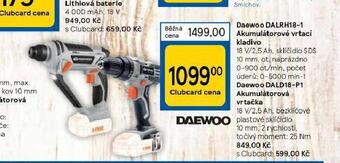 Tesco Daewoo akumulátorové vrtací kladivo nabídka
