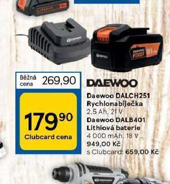 Tesco Daewoo rychlonabíječka nabídka