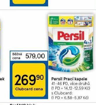 Tesco Persil prací kapsle nabídka