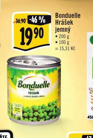 Jip Bonduelle hrášek jemný nabídka