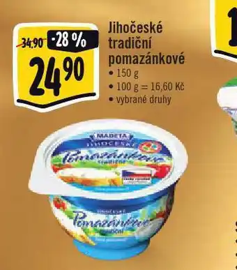 Jip Jihočeské tradiční pomazánkové nabídka