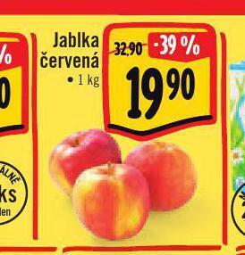 Jip Jablka červená nabídka