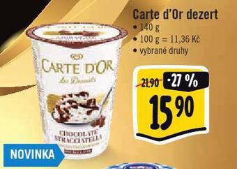 Jip Carte d´or dezert nabídka
