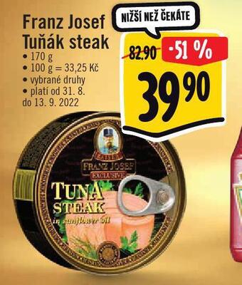 Jip Franz josef tuňák steak nabídka