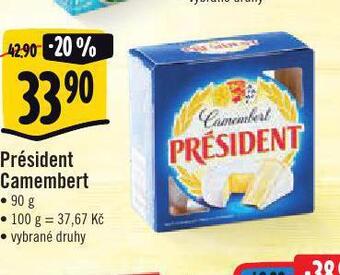 Jip Président camembert nabídka
