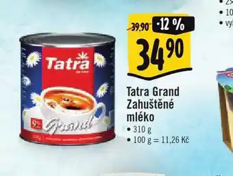 Jip Tatra grand zahuštěné mléko nabídka