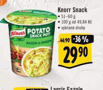 Jip Knorr snack nabídka