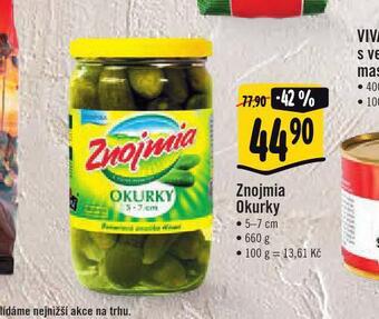 Jip Znojmia okurky nabídka