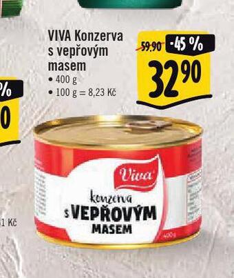 Jip Viva konzerva s vepřovým masem nabídka