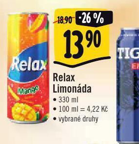 Jip Relax limonáda nabídka