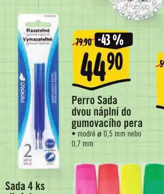 Jip Perro sada dvou náplní do gumovacího pera nabídka