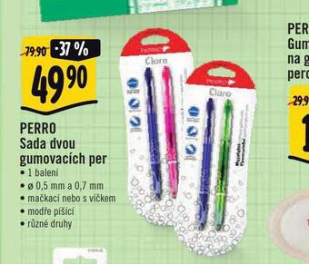 Jip Perro sada dvou gumovacích per nabídka