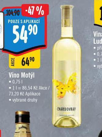 Jip Víno motýl nabídka