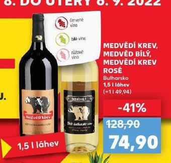 Kaufland Medvědí krev rose nabídka