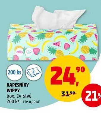 Penny Market Kapesníky wippy, 200 ks nabídka