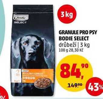Penny Market Granule pro psy bodie select, 3 kg nabídka
