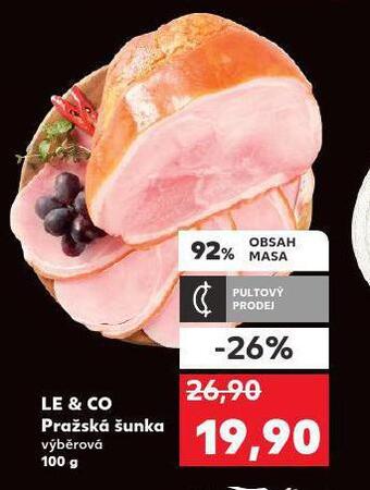 Kaufland Pražská šunka nabídka