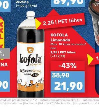 Kaufland Kofola 2,25l nabídka