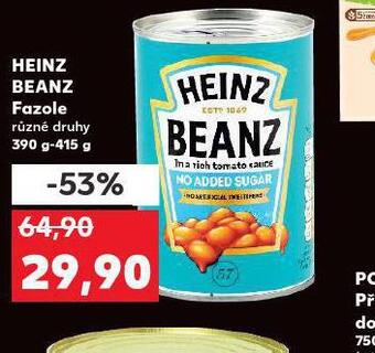 Kaufland Heinz beanz fazole nabídka