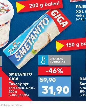 Kaufland Smetanito giga nabídka