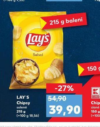 Kaufland Lay´s chipsy nabídka