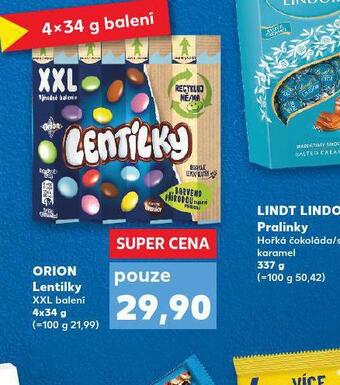 Kaufland Orion lentilky nabídka