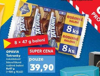 Kaufland Opavia tatranky nabídka