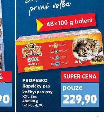 Kaufland Propesko kapsičky pro kočky nabídka