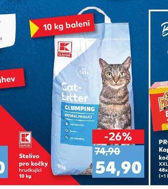 Kaufland Stelivo pro kočky nabídka