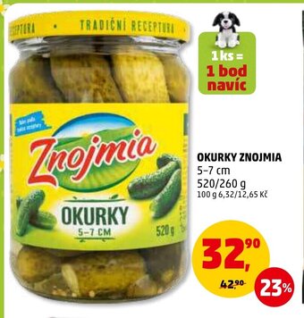 Penny Market Znojmia Okurky 520/260 g nabídka