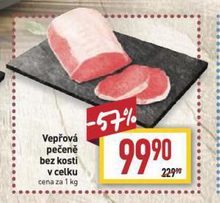 Billa Vepřová pečeně bez kosti nabídka