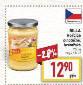 Billa Hořčice nabídka