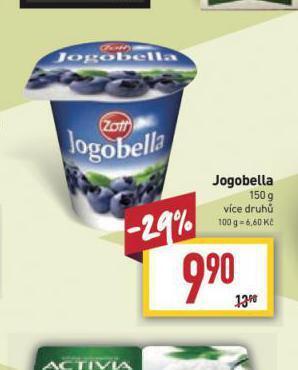 Billa Jogobella nabídka