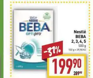 Billa Nestlé beba optipro kojenecké mléko nabídka